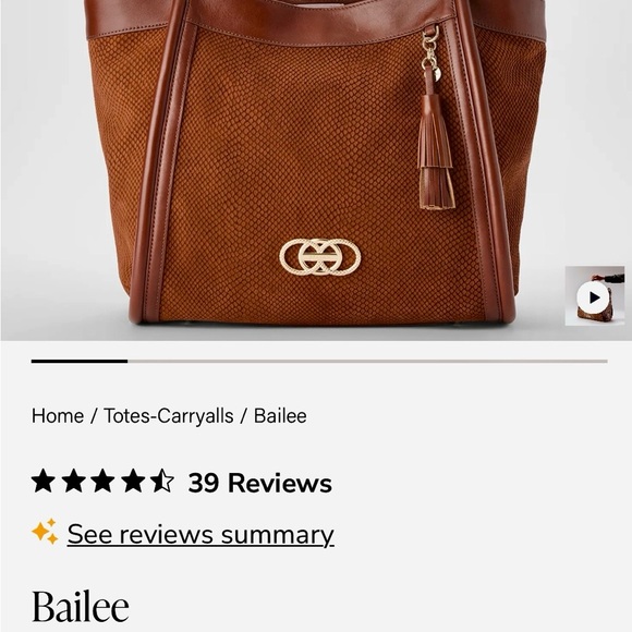 Brahmin leather Bailee bag NWT - Picture 8 of 10